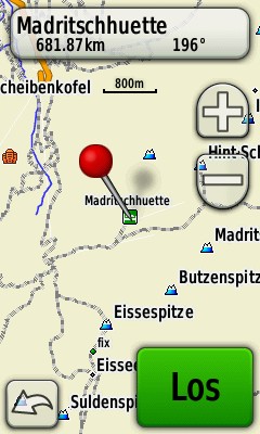Screenshot der Ortlerkarte